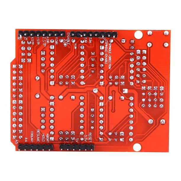 CNC Shield Expansion Board V3.0+4pcs A4988/DRV8825 Stepper Motor Driver With Hea CNC Shield Expansion Board V3.0+4pcs A4988/DRV8825 Stepper Motor Driver With Hea